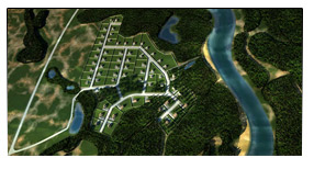 план коттеджного поселка