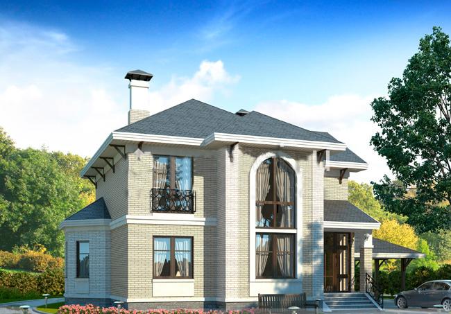 Рекомендуемый фасад коттеджа в коттеджном поселке Сосновый