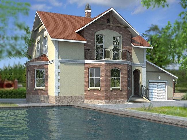 Рекомендуемый фасад коттеджа в коттеджном поселке Сосновый