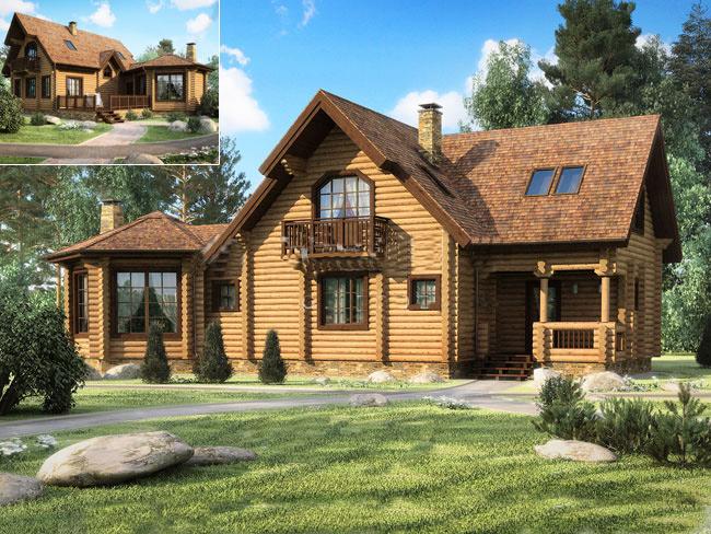 Рекомендуемый фасад коттеджа в коттеджном поселке Сосновый